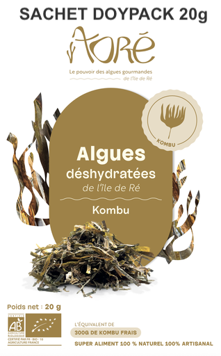 Algues déshydratées Kombu Bio